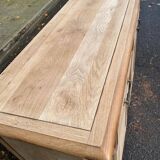 Renovated 19th century solid oak sideboard 140cm