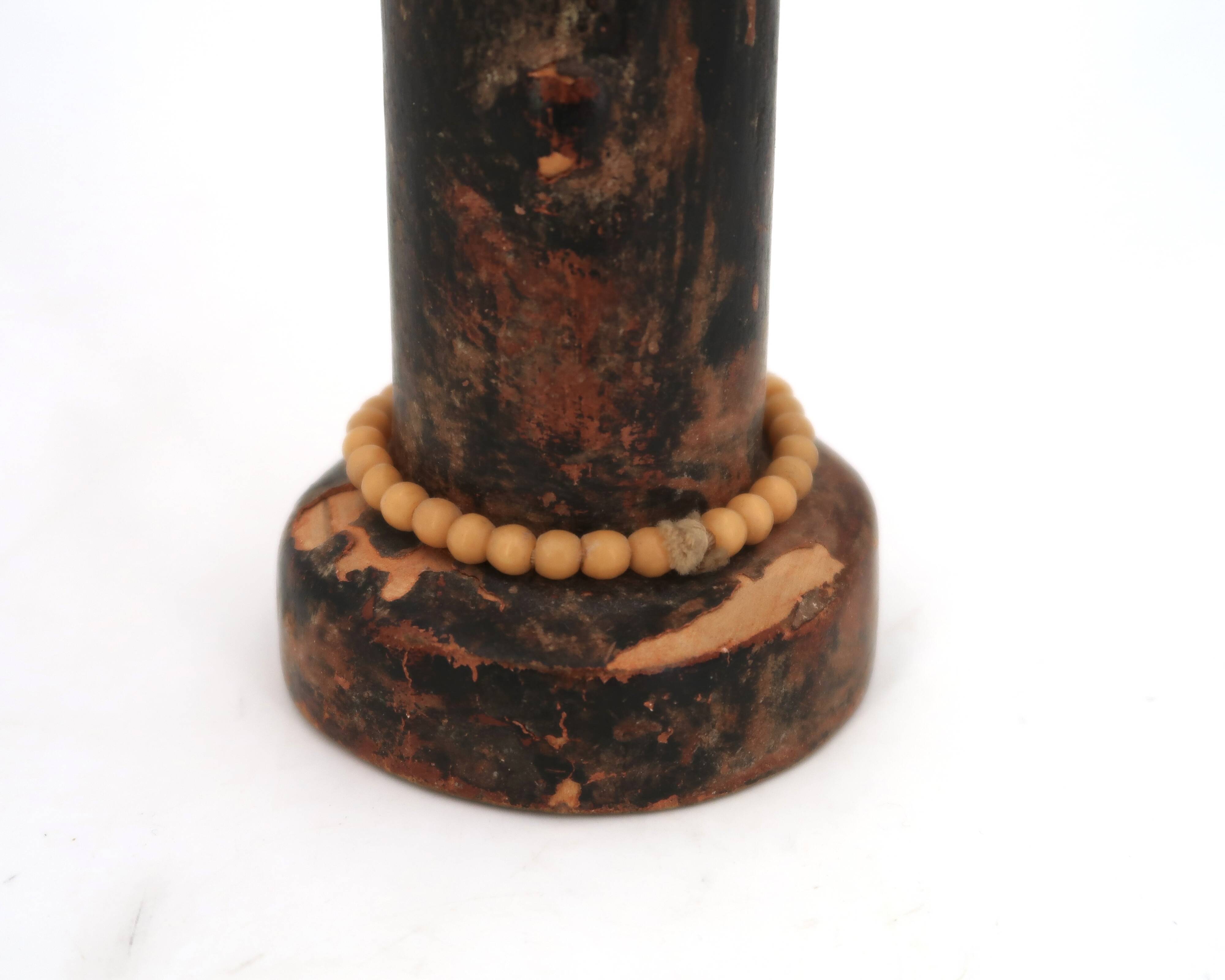 Ashanti Akuaba African Art Statue from Ghana, wooden, 1980s.