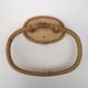 Porte serviette et tablette vintages en rotin