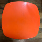 2 tabourets vintage orange Pola