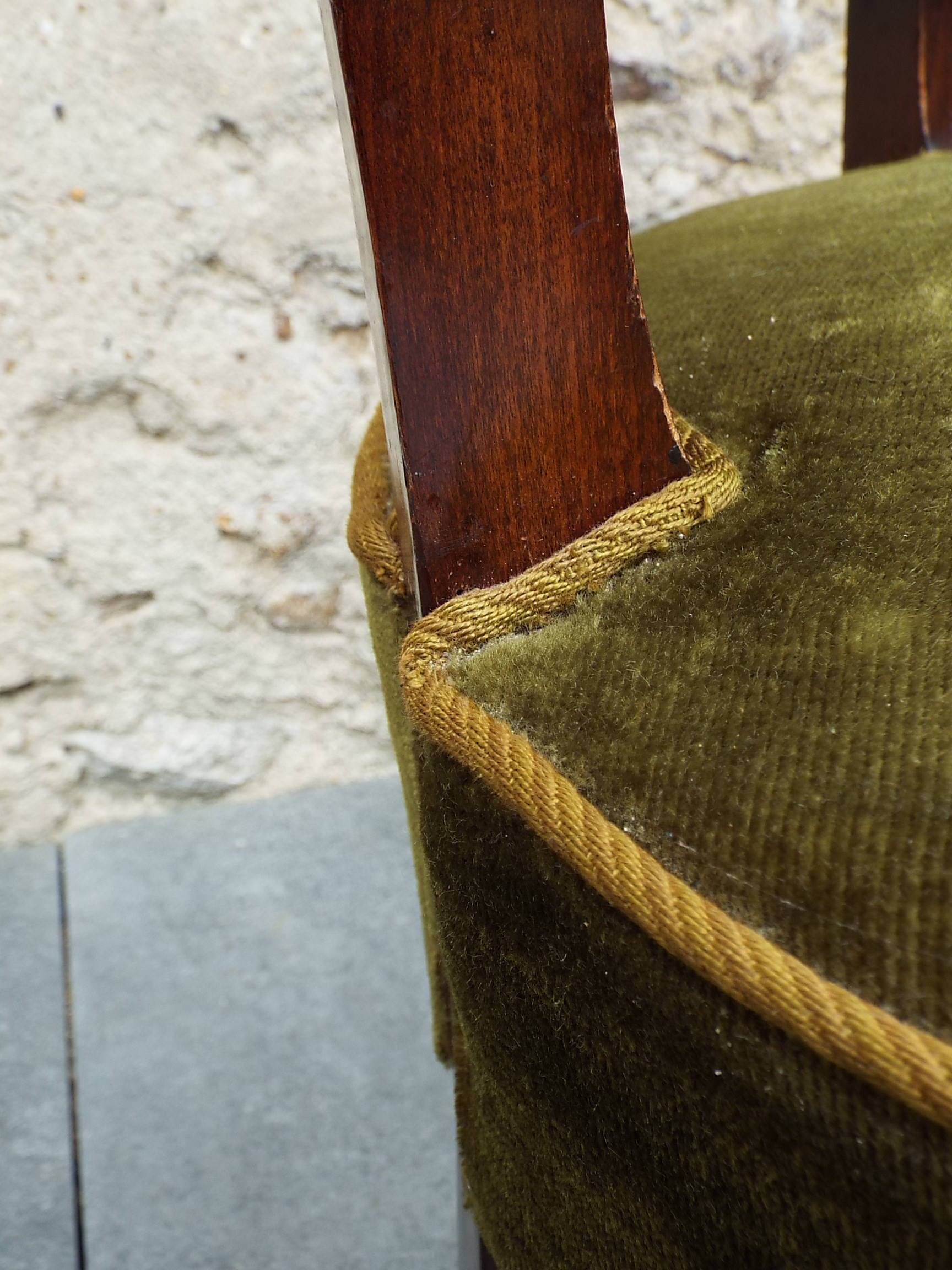 Fauteuil bridge art déco