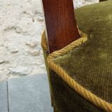 Art deco bridge armchair