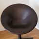 Christophe Pillet armchair by Zanotta in brown leather, modern Italy.
