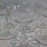 Set of 6 champagne glasses