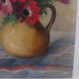 Peinture à l'huile signée