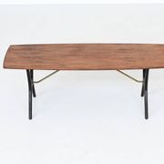 Table basse sculpturale Karl Ekselius en palissandre JOC Suède 1960