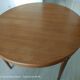 Scandinavian dining table, signed Meubles TV Paris, 1960.