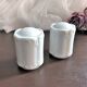 Salière poivrier porcelaine blanche