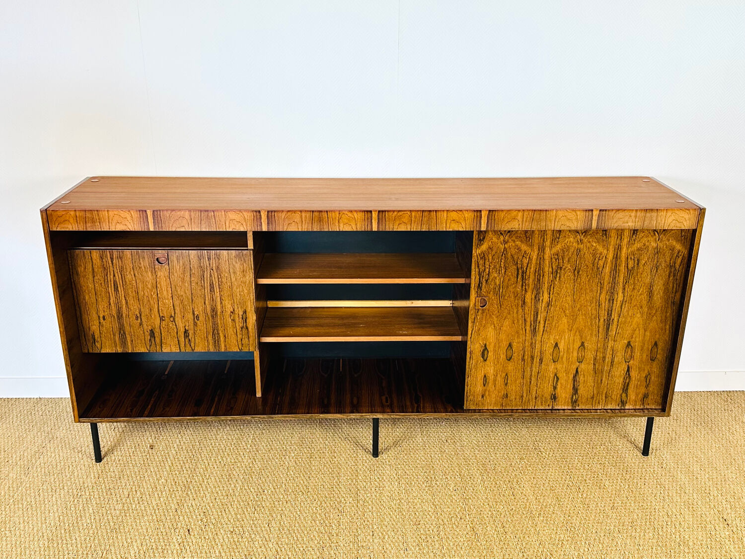 Enfilade scandinave haute en palissandre 1960