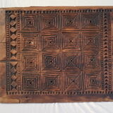 Frieze - carved wooden pediment - Islamic art