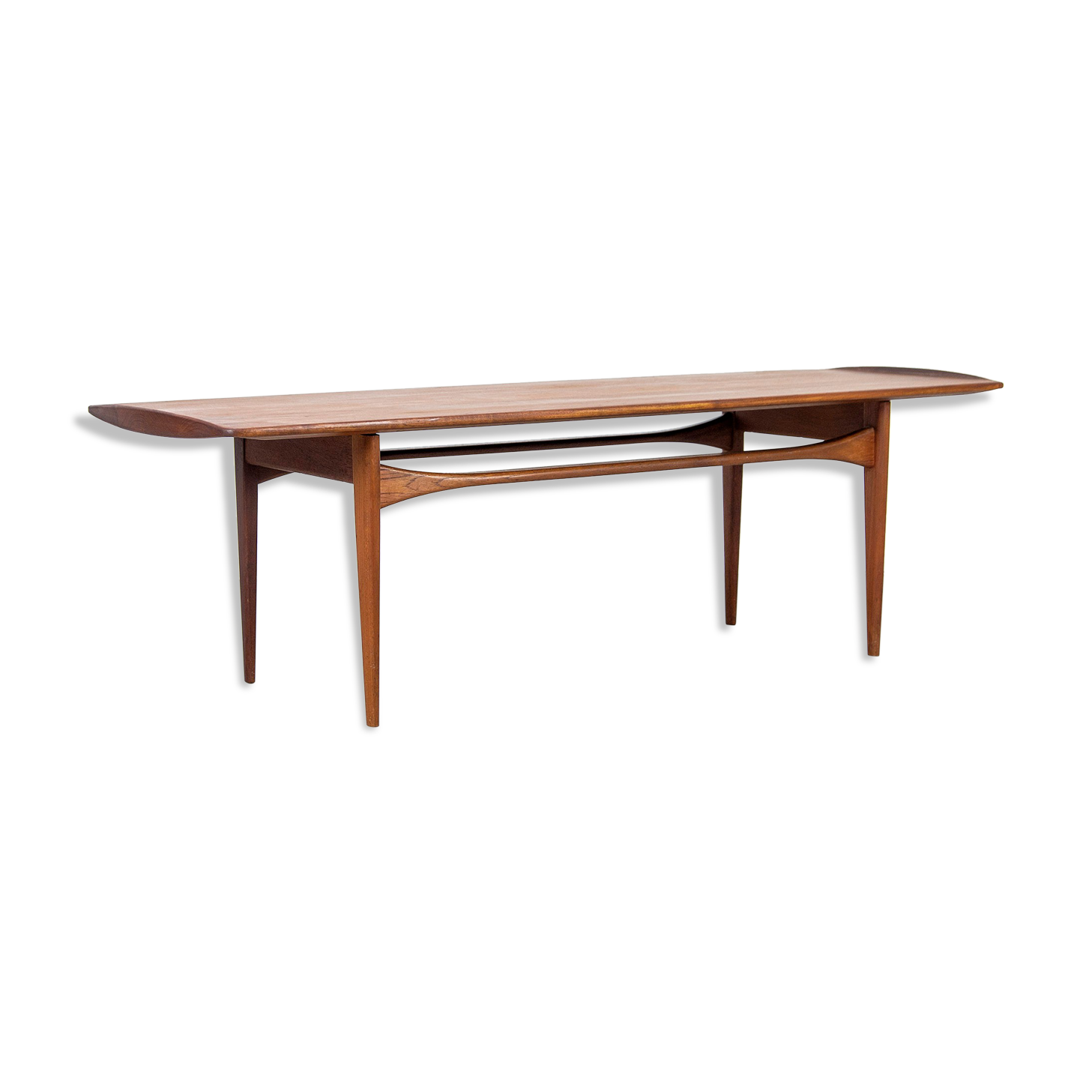 Fd503 teak coffee table by tove & edvard kindt-larsen for france & son, 1950