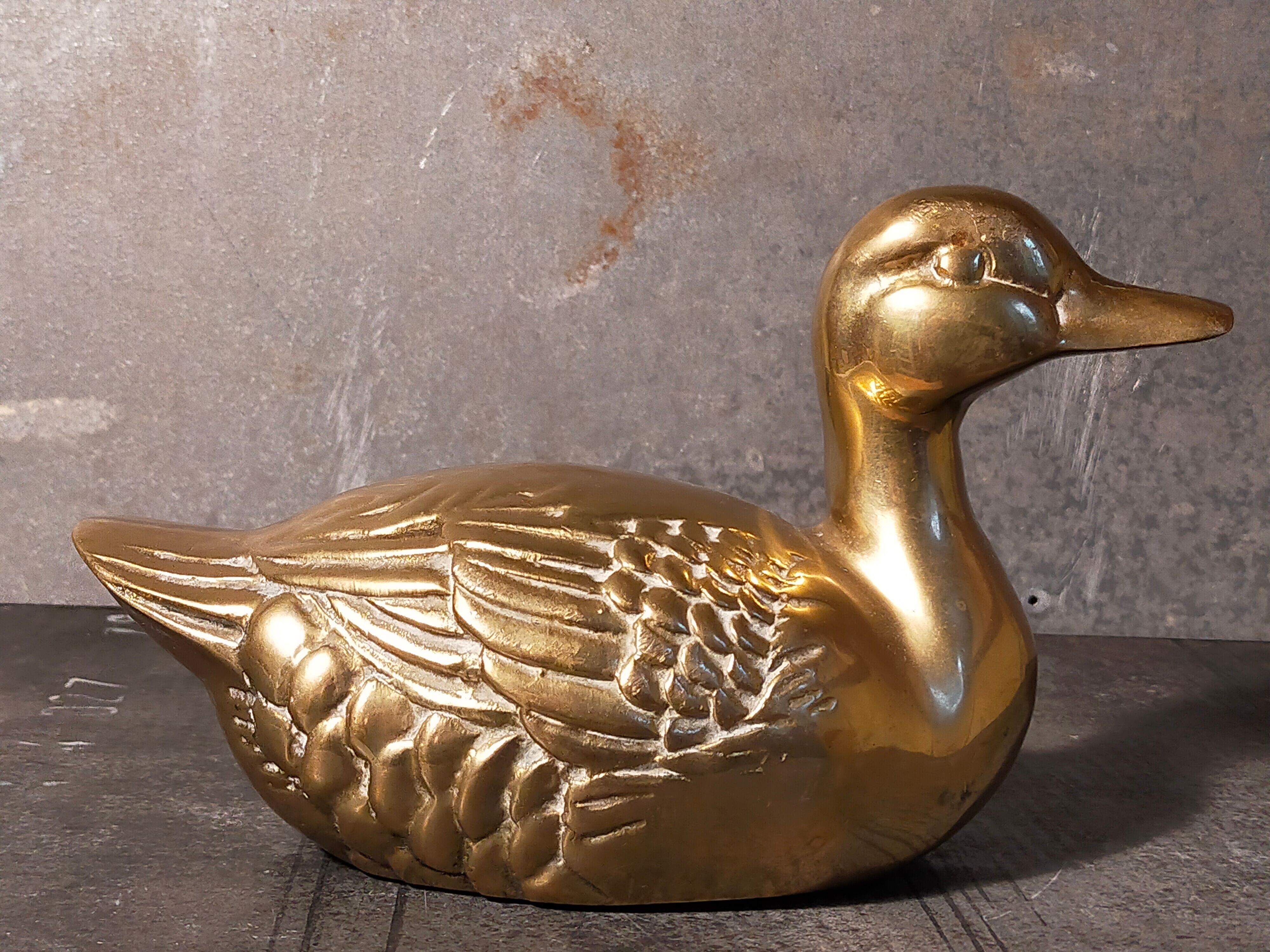 PRODUCT POP UP CHRISTMAS 2022 Duck in solid brass