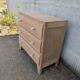 Commode en bois naturel