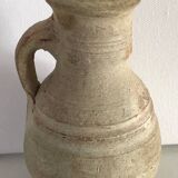 Beige terracotta pitcher