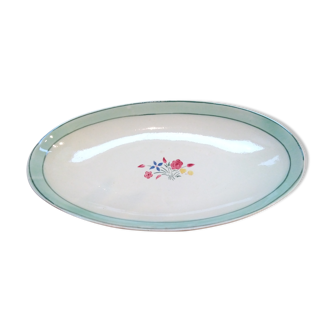 Vintage oval dish Choisy-le-Roy