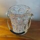 Seau à glaçons verre taillé et scoubidou