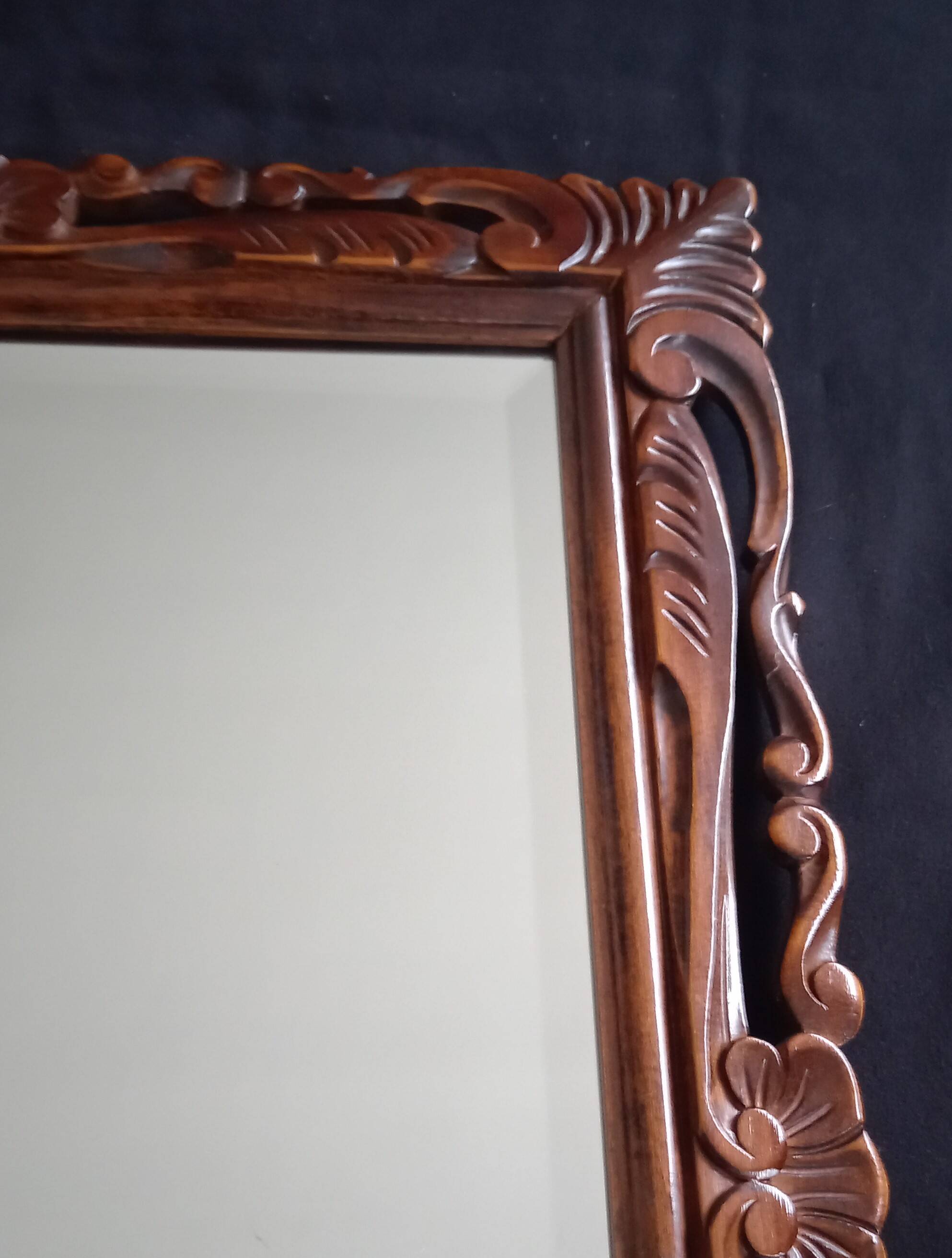 Large carved mirror neobaroque style