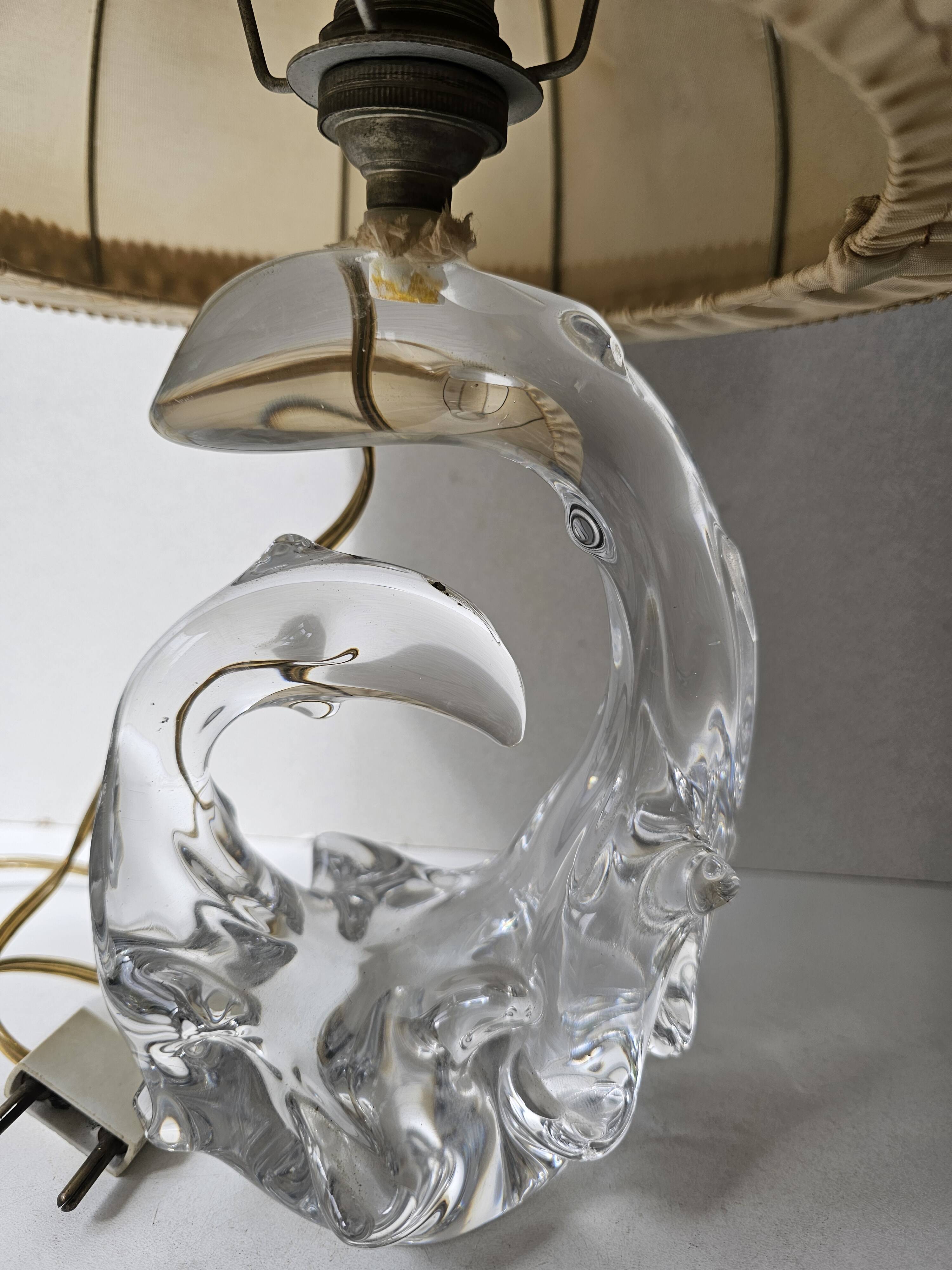 Table lamp with crystal base Schneider France