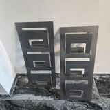 2 vintage magazine racks from the 2000s, minimalist design