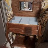 Side desk, Creative leisure table in varnished blond wood 1920