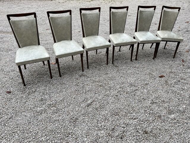 Set of 6 vintage chairs 1960/70