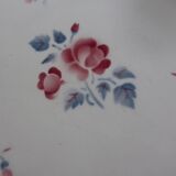 Vintage round-capped plate Digoin Sarreguemines model Bastia 231106