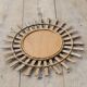 Bamboo sun mirror and rattan of 70 years