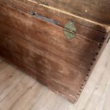 Vintage wooden trunk
