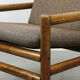 Mid-century modern minimalistic armchair