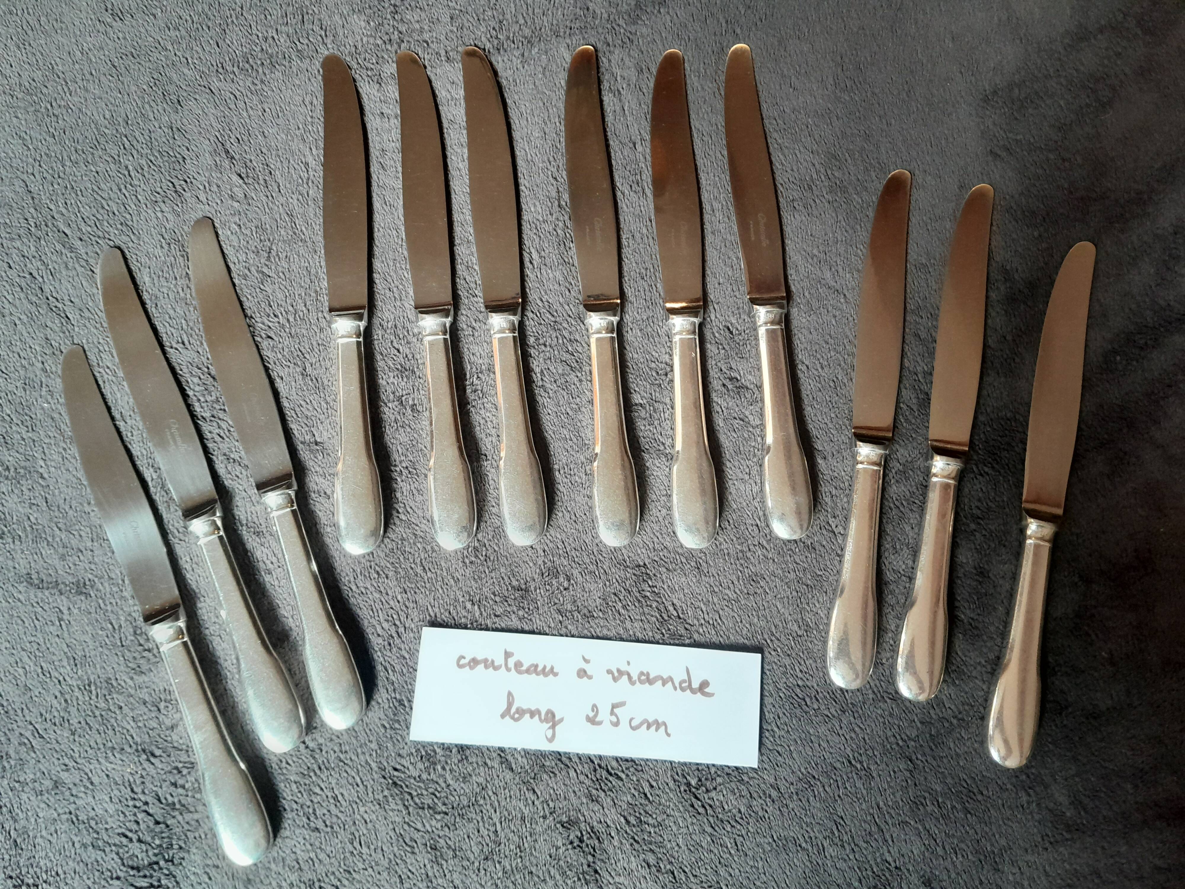 household set 172 pieces Christofle model Cluny