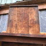 Antique Louis XV table with 3 drawers and 1 pull-out in solid cherry wood