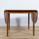 Table à manger extensible en teck danois, années 1960