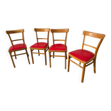 Set of 4 vintage bistro chairs