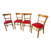 Set of 4 vintage bistro chairs