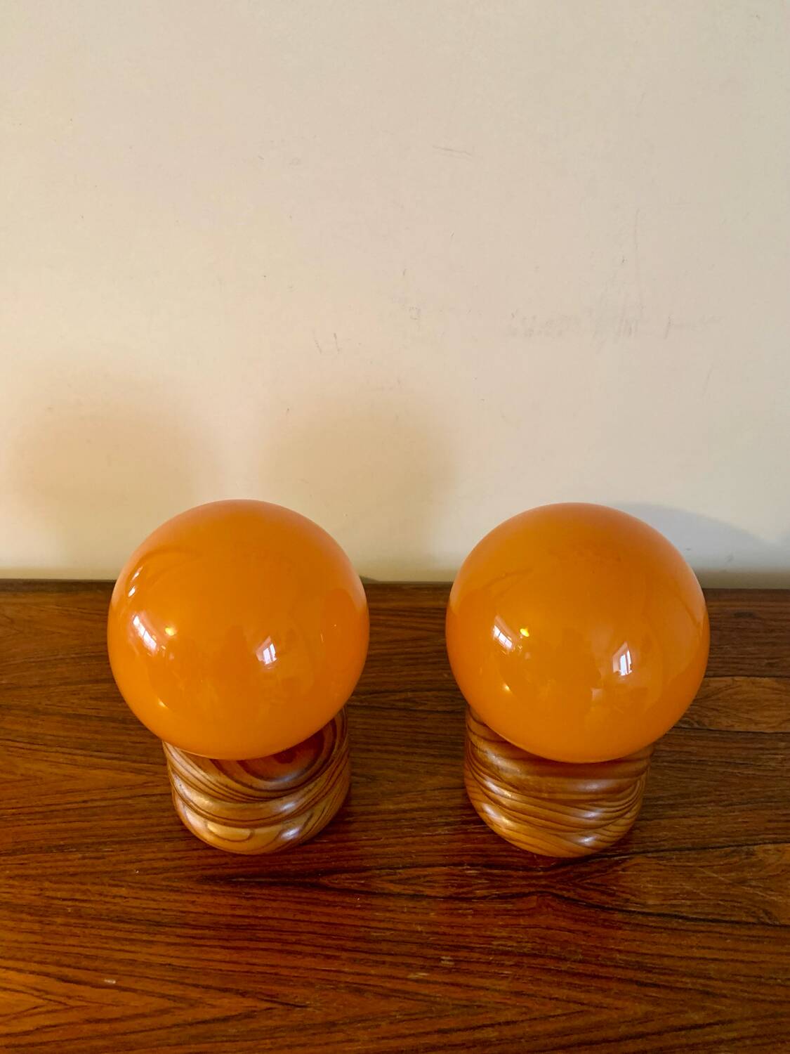 Paire de lampes vintage - Space Age