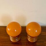Paire de lampes vintage - Space Age