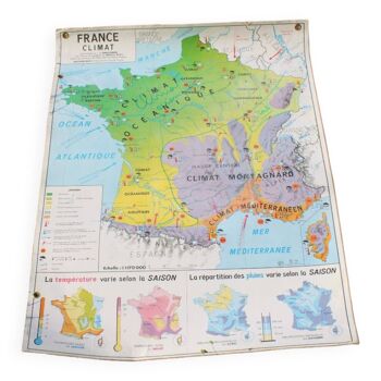 Carte scolaire MDI "France climat"