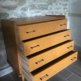 60s chest of drawers, compass feet