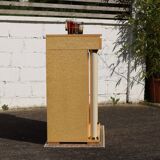 French Vintage Lemon Drawer Cabinet-Bar Cabinet-Neoclassical Style-90s