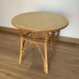 Rattan coffee table