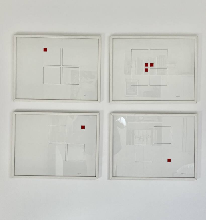 Quadriptych by Massimo Silveri