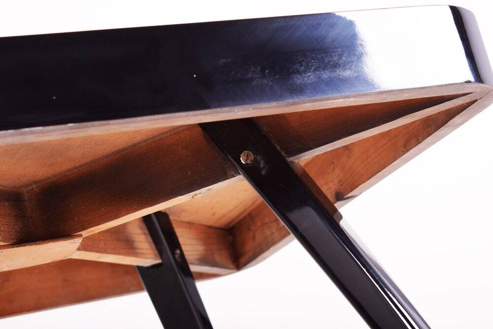 Small Art Deco Table attributed to Jindřich Halabala for Up Závody, Former Czechoslovakia, 1940s