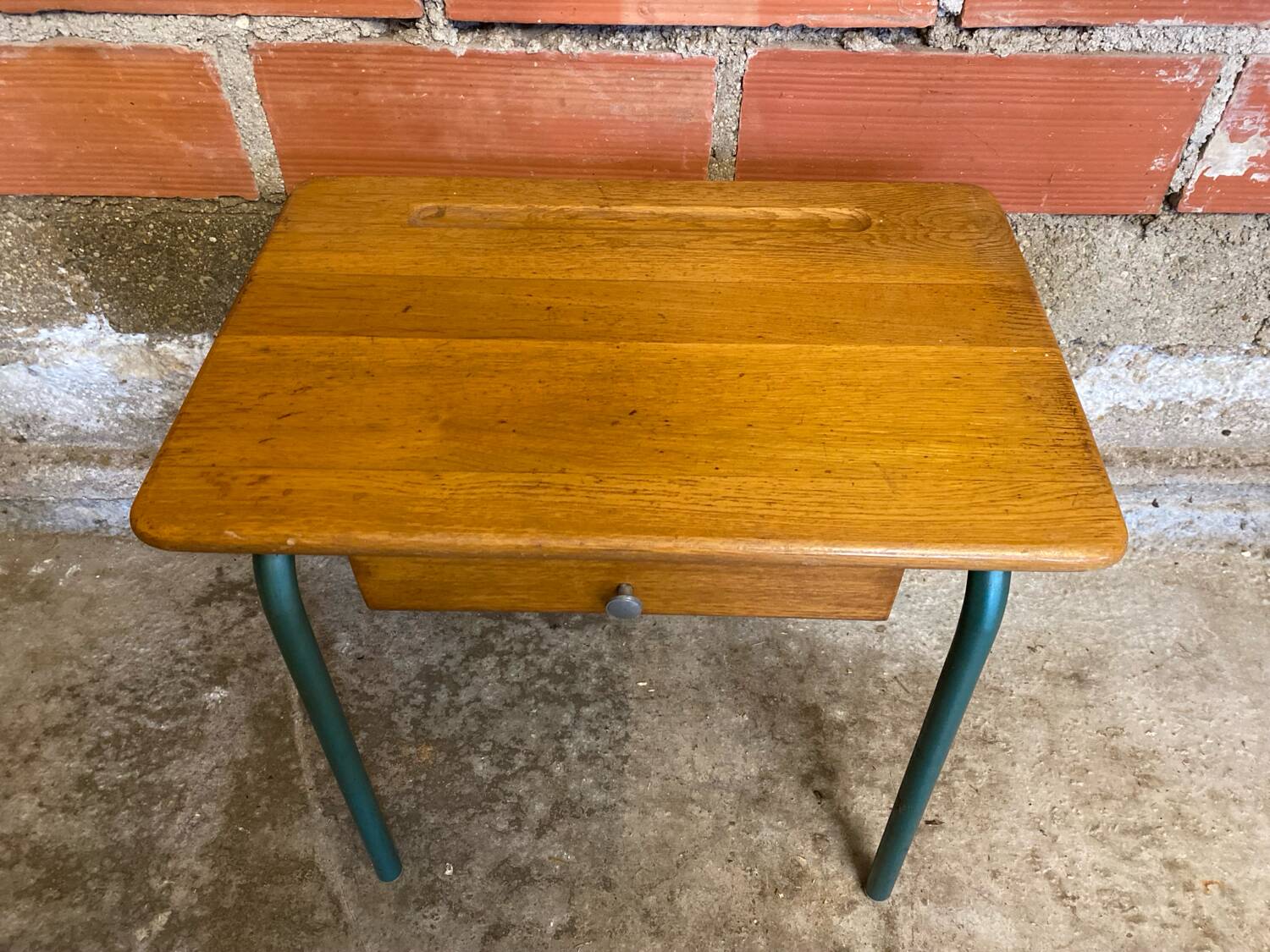 Bureau Ecolier MULLCA MCA 321 de Jacques Hitier Pieds Tube Métal & Bois