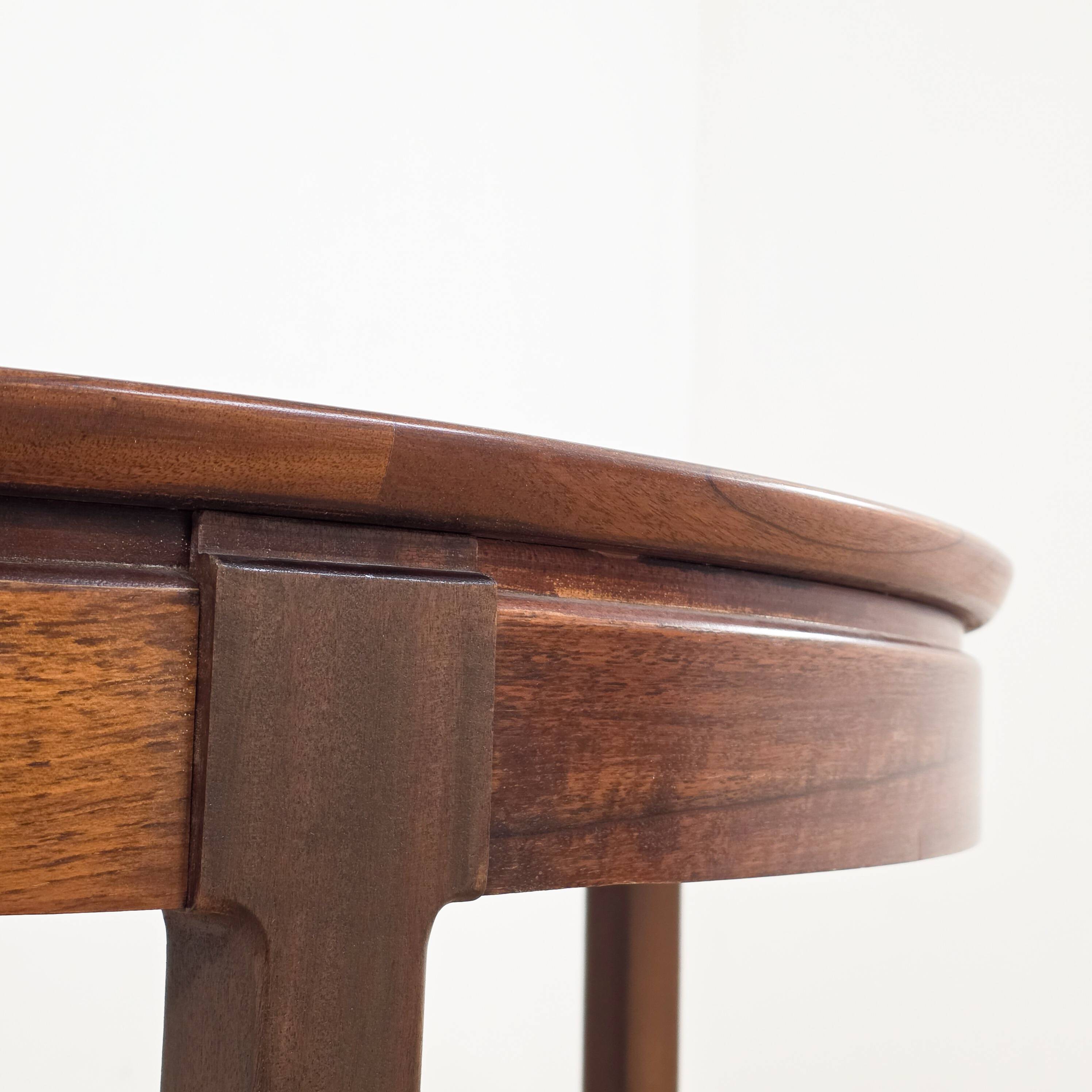 Scandinavian extendable dining table by Jacques Hauville - 1970