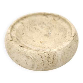 Travertine bowl or piece tray, 1970s