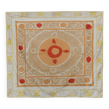Hand knotted rug, vintage Turkish rug 152x175 cm