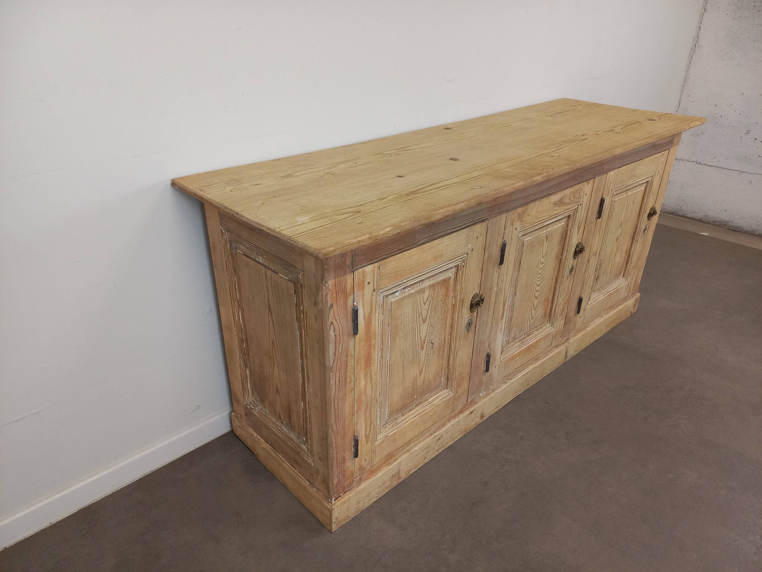 Rustic 3-door sideboard