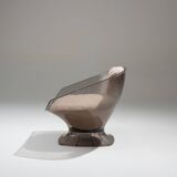 Pair of raphael raffel lounge chairs, 1980s