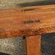 Paire de bancs de ferme 150 cm