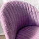 Lilac furry chair from the 50s